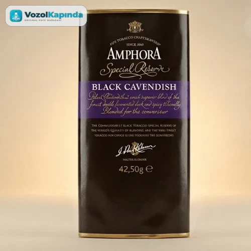 Amphora Black Cavendish Pipo Tütünü - 42.5gr