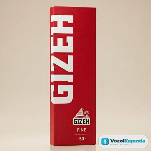Gizeh Kırmızı Fine Sigara Kağıdı - Tekli