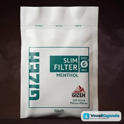 Gizeh Slim Mentol Poşet Sigara Sarma Filtresi