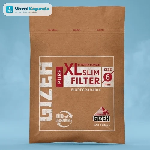 Gizeh XL Slim Organik Poşet Sigara Sarma Filtresi