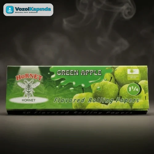 Hornet Green Apple Yeşil Elma Aromalı sarma Kağıdı - King Size