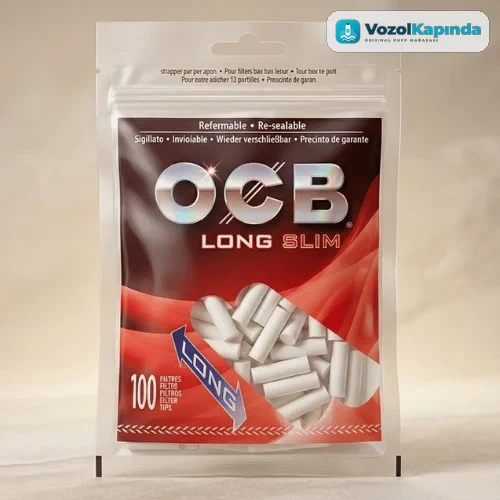 OCB Long Slim Uzun Poşet Sigara Sarma Filtresi