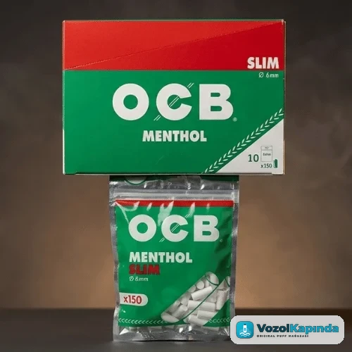 OCB Slim Mentol Poşet Sigara Sarma Filtresi