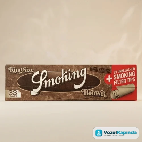 Smoking Brown King Size Zıvanalı Sigara Kağıdı