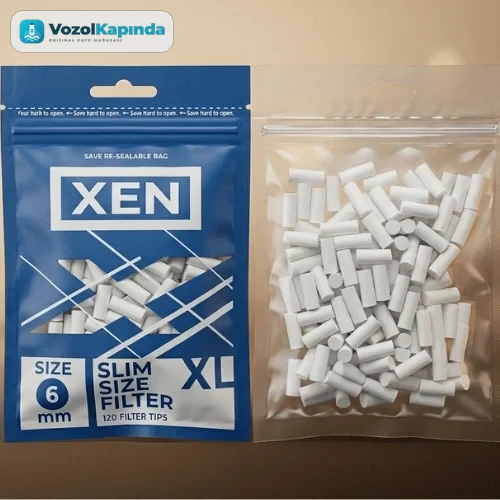 Xen 6mm Poşet Sigara Sarma Filtresi - Mavi Paket