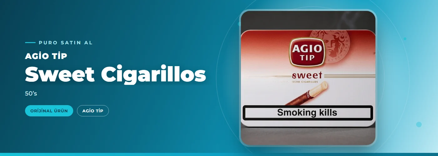 Agio Tip Sweet Cigarillos – 50’s