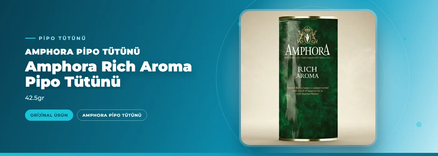Amphora Rich Aroma Pipo Tütünü – 42.5gr