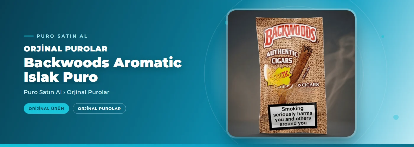 Backwoods Aromatic Islak Puro Satın Al