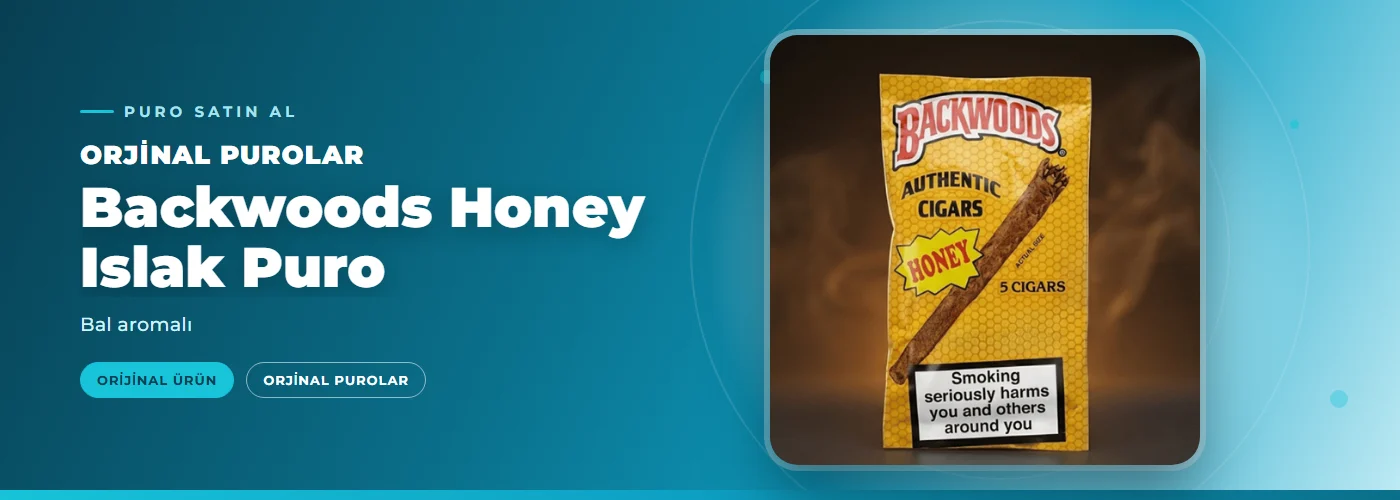 Backwoods Honey Islak Puro Satın Al – Bal aromalı