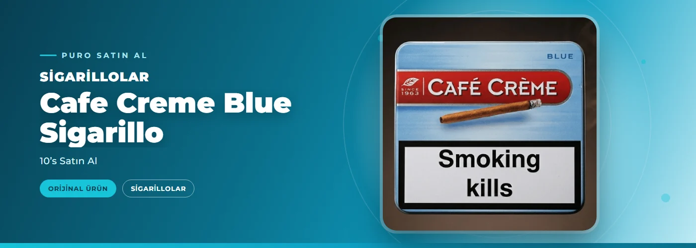 Cafe Creme Blue Sigarillo – 10’s Satın Al