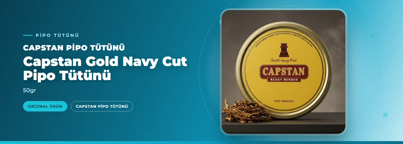 Capstan Gold Navy Cut Pipo Tütünü – 50gr