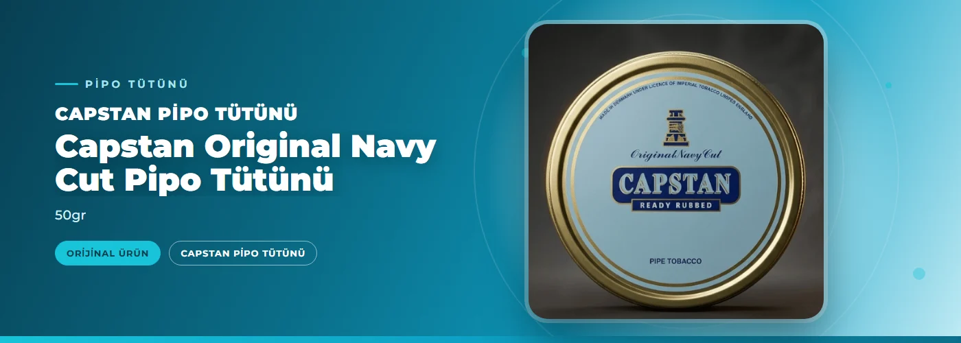 Capstan Original Navy Cut Pipo Tütünü – 50gr