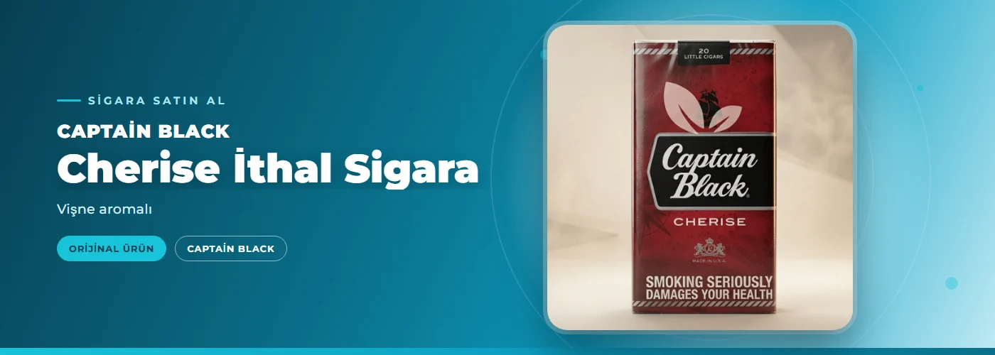 Captain Black Cherise İthal Sigara Satın Al – Vişne aromalı