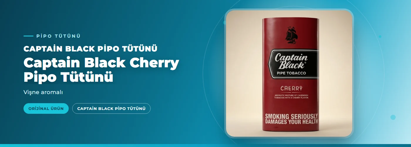 Captain Black Cherry Pipo Tütünü – Vişne aromalı