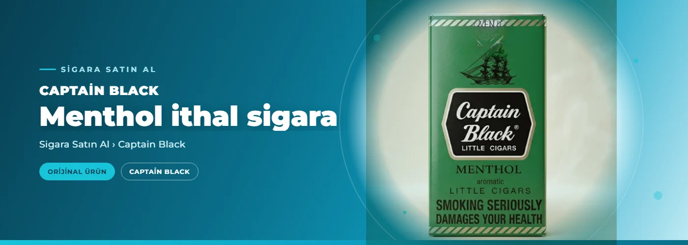 Captain Black Menthol ithal sigara