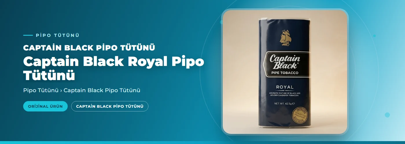 Captain Black Royal Pipo Tütünü