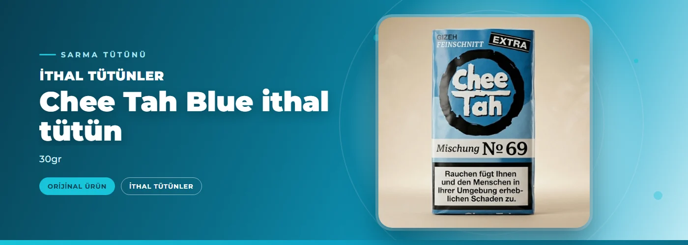 Chee Tah Blue ithal tütün – 30gr