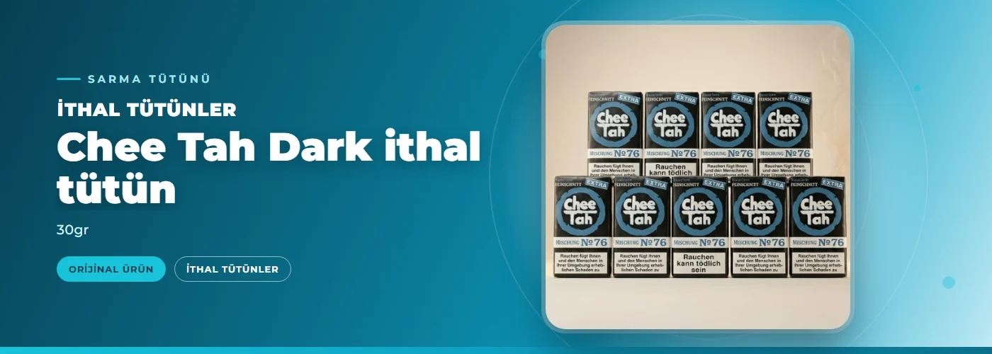 Chee Tah Dark ithal tütün – 30gr