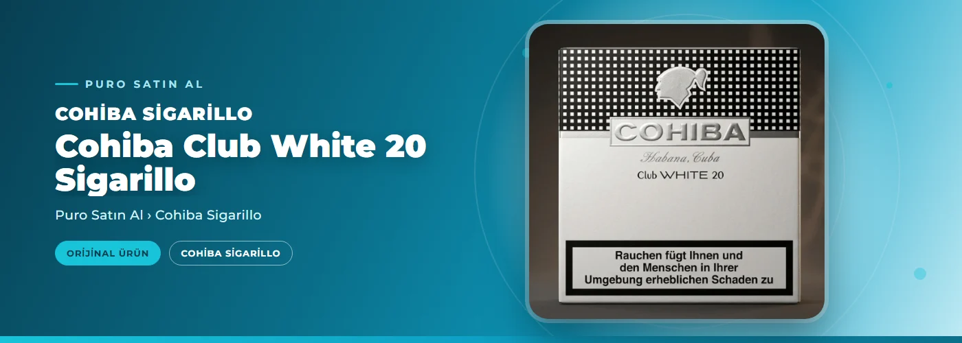 Cohiba Club White 20 Sigarillo Satın Al