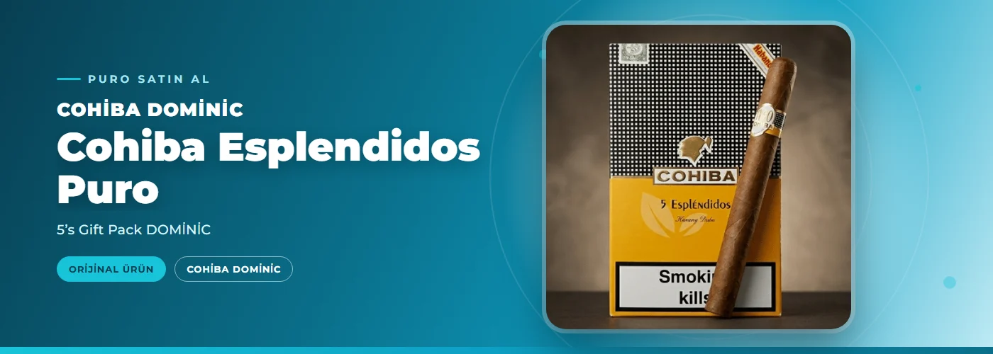 Cohiba Esplendidos Puro Satın Al – 5’s Gift Pack DOMİNİC