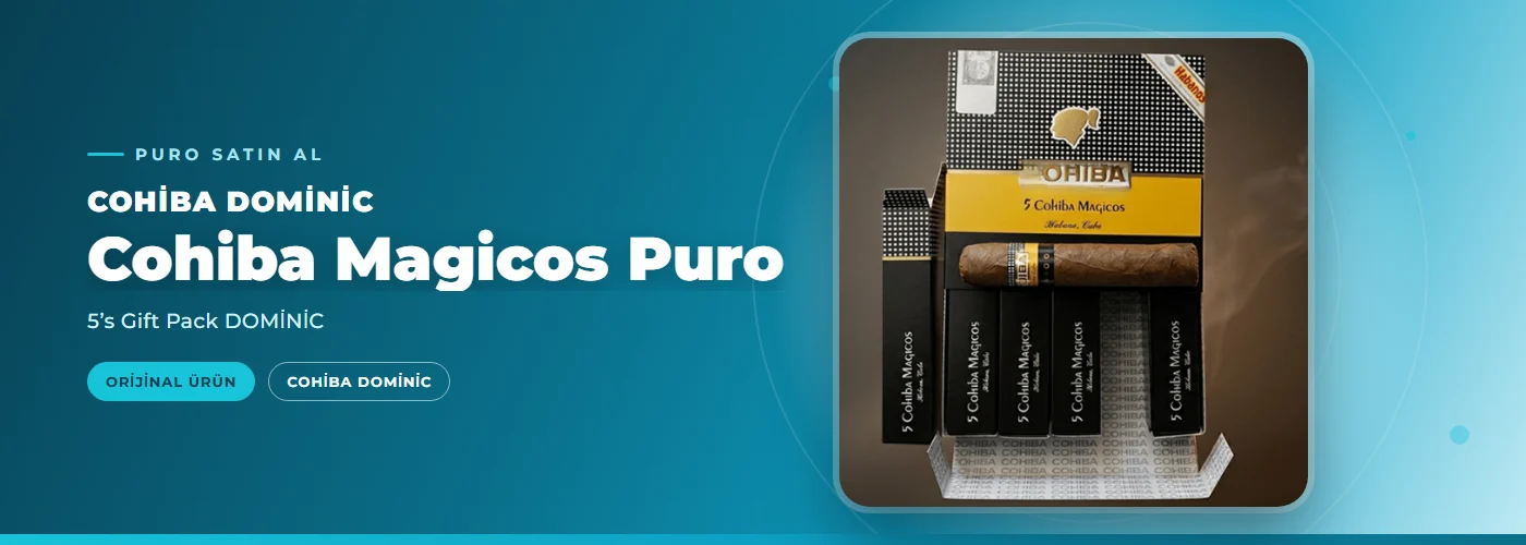Cohiba Magicos Puro Satın Al – 5’s Gift Pack DOMİNİC