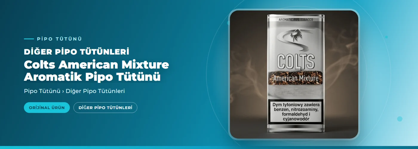 Colts American Mixture Aromatik Pipo Tütünü