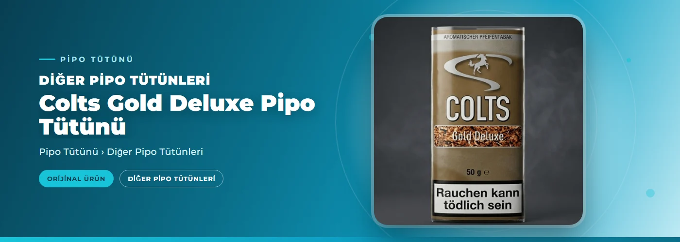 Colts Gold Deluxe Pipo Tütünü