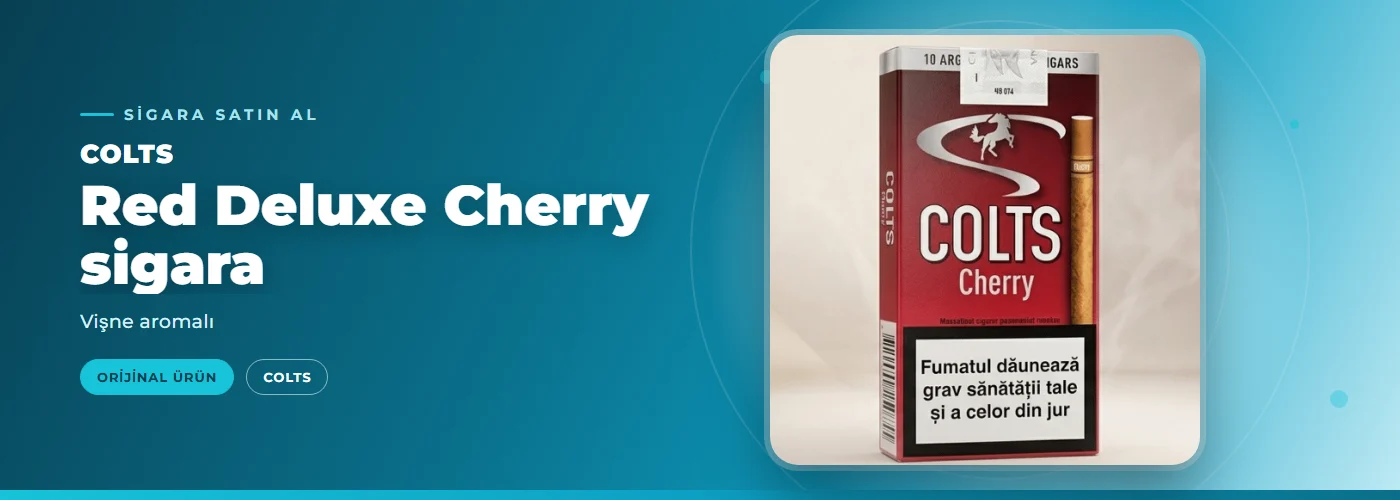 Colts Red Deluxe Cherry sigara – Vişne aromalı