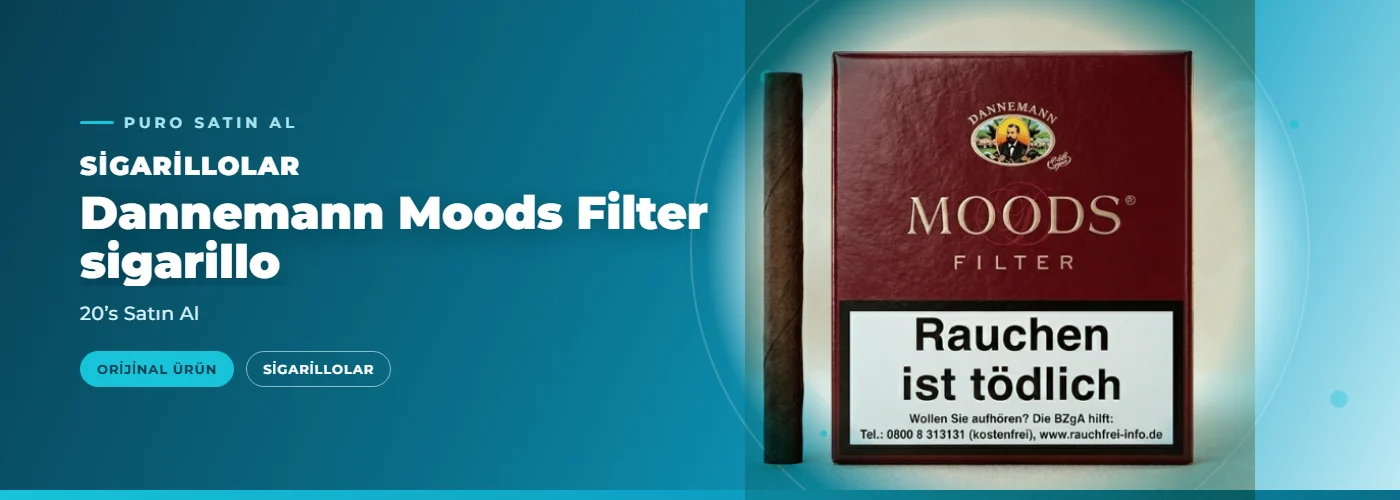 Dannemann Moods Filter sigarillo – 20’s Satın Al