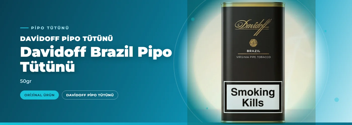 Davidoff Brazil Pipo Tütünü – 50gr