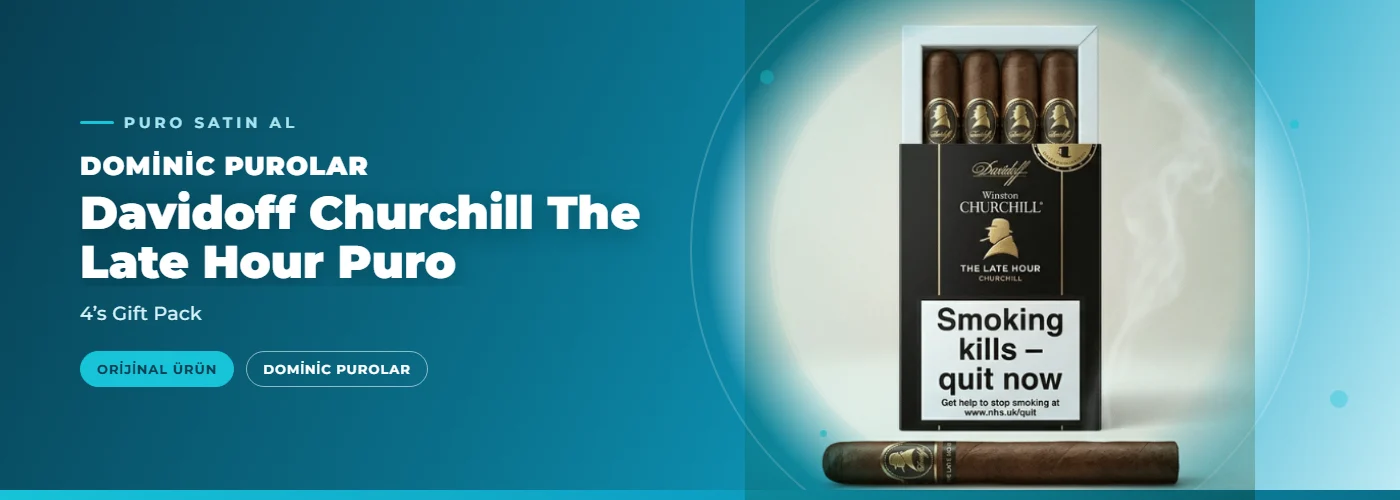 Davidoff Churchill The Late Hour Puro – 4’s Gift Pack