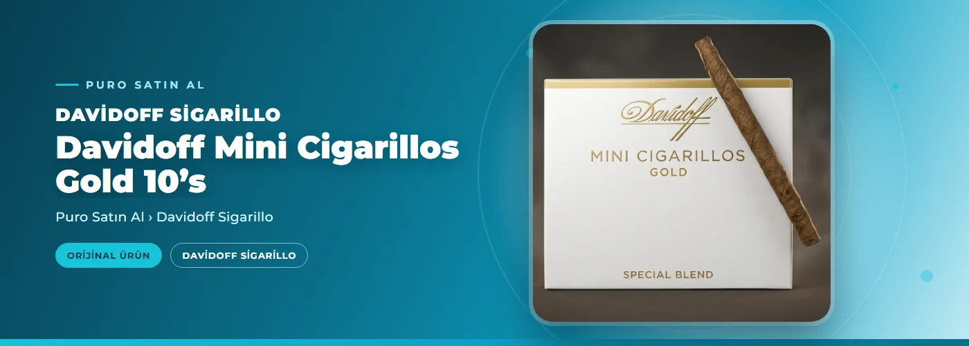 Davidoff Mini Cigarillos Gold 10’s
