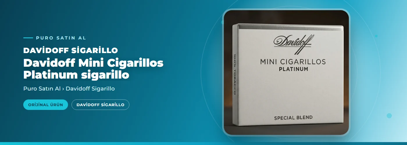 Davidoff Mini Cigarillos Platinum sigarillo