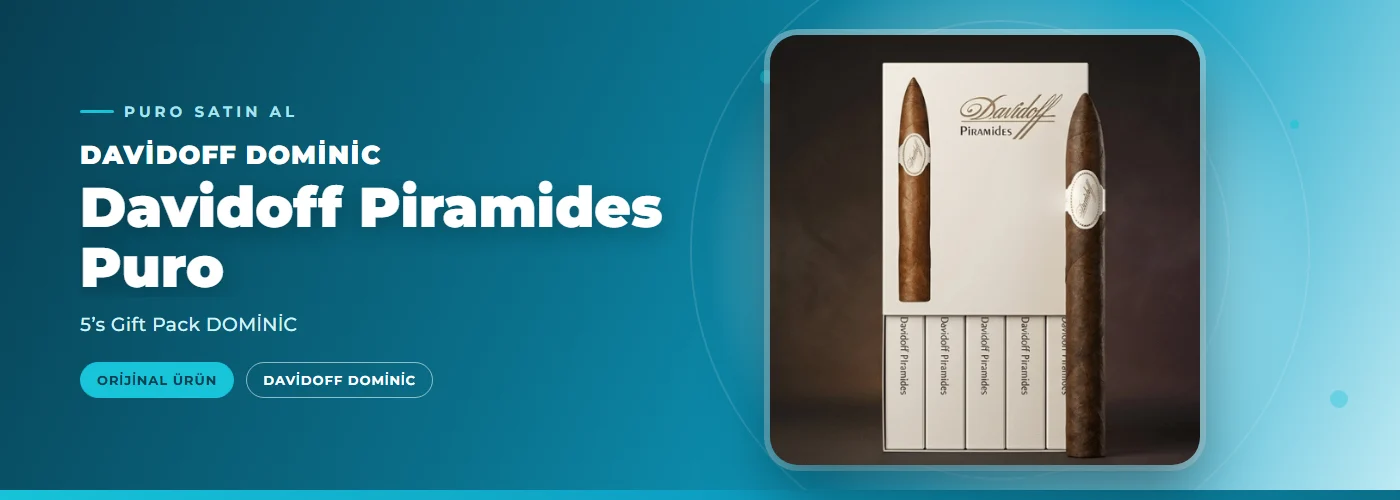 Davidoff Piramides Puro – 5’s Gift Pack DOMİNİC