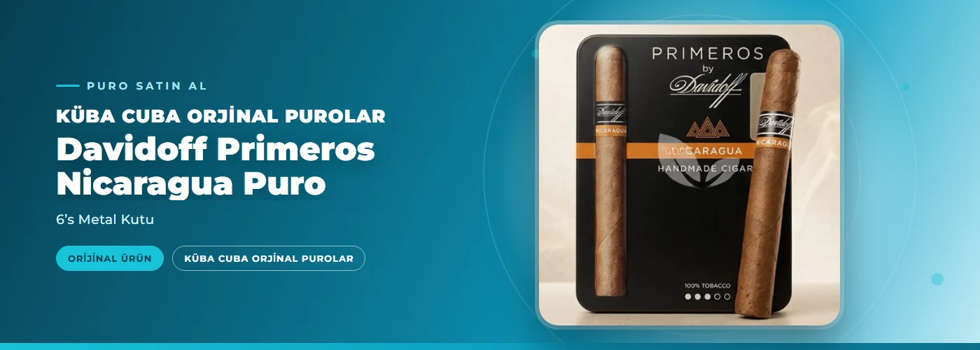 Davidoff Primeros Nicaragua Puro – 6’s Metal Kutu