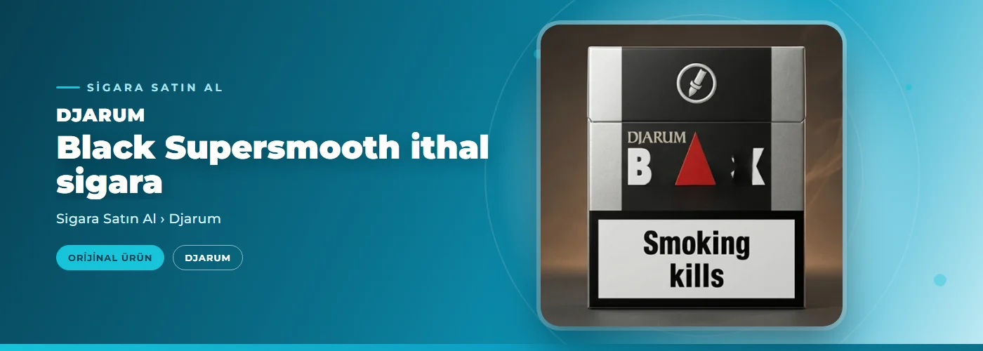 Djarum Black Supersmooth ithal sigara