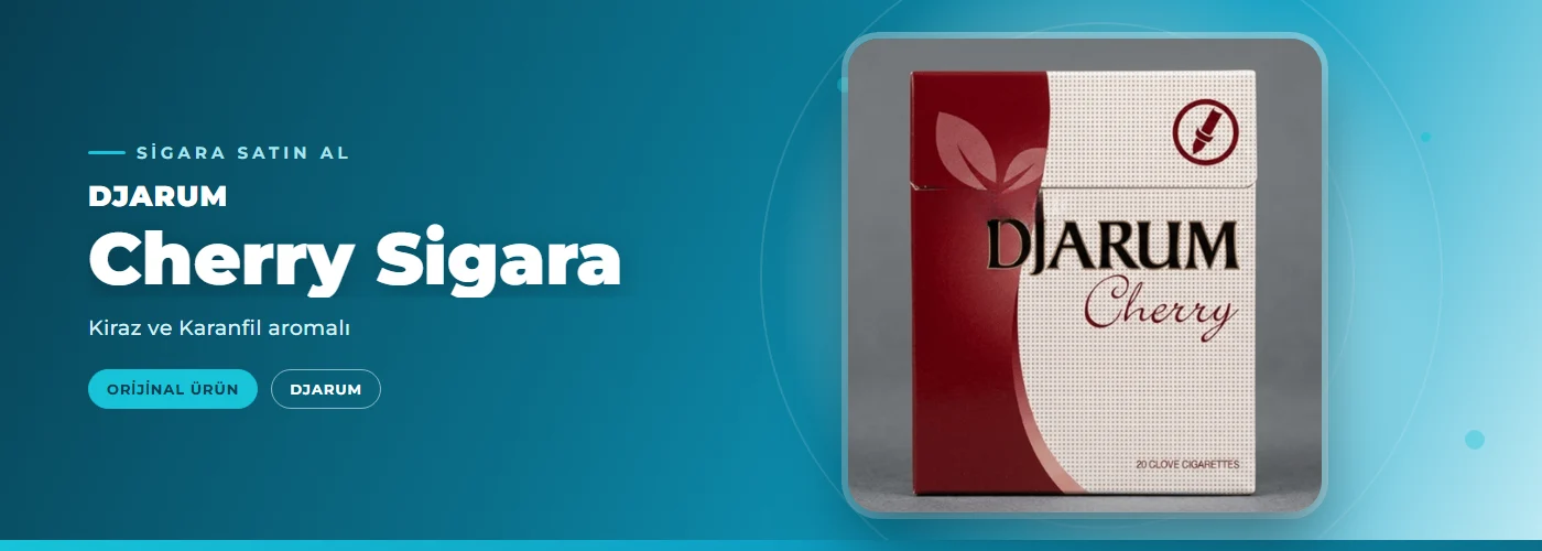 Djarum Cherry Sigara Satın Al – Kiraz ve Karanfil aromalı