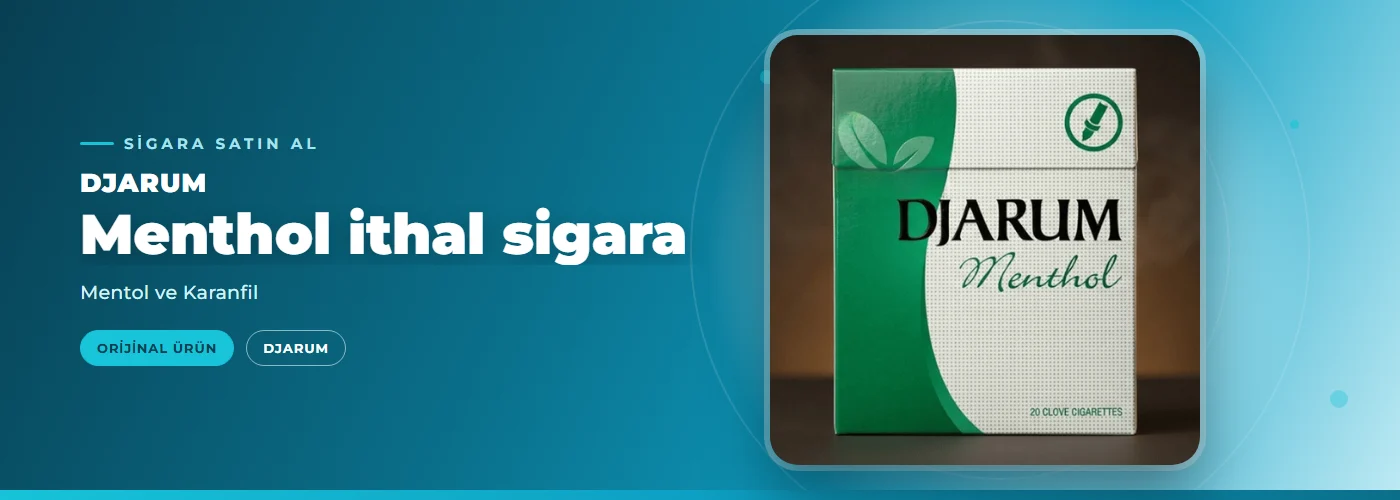 Djarum Menthol ithal sigara Satın Al – Mentol ve Karanfil
