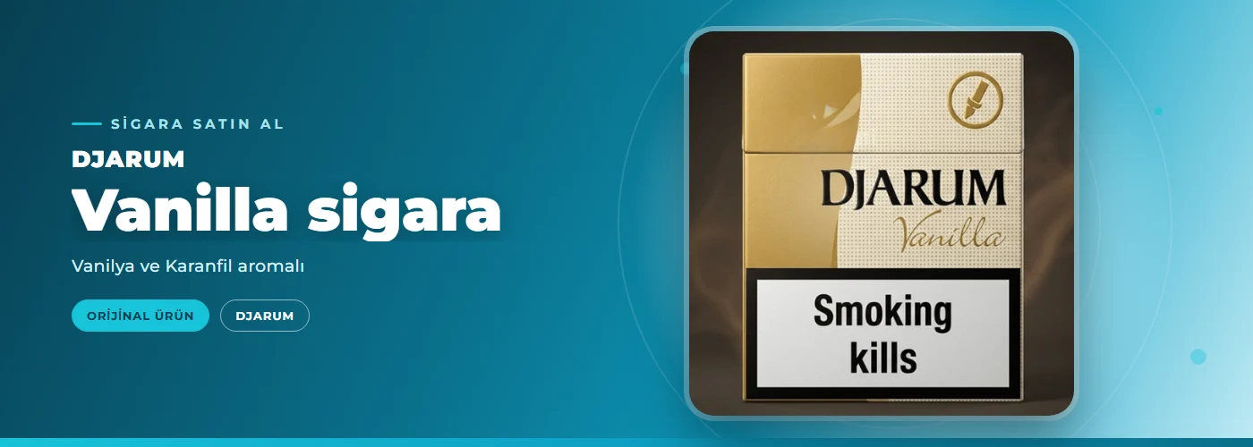 Djarum Vanilla sigara Satın Al – Vanilya ve Karanfil aromalı