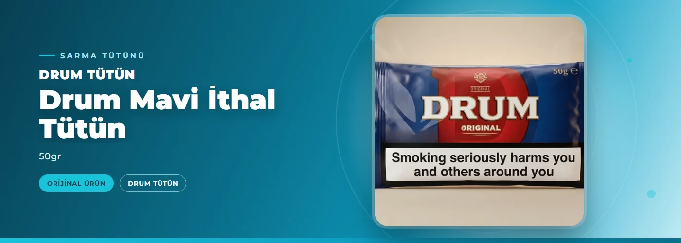 Drum Mavi İthal Tütün – 50gr