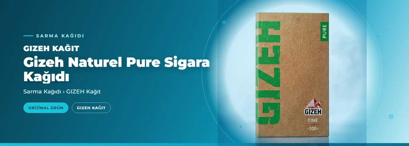 Gizeh Naturel Pure Sigara Kağıdı