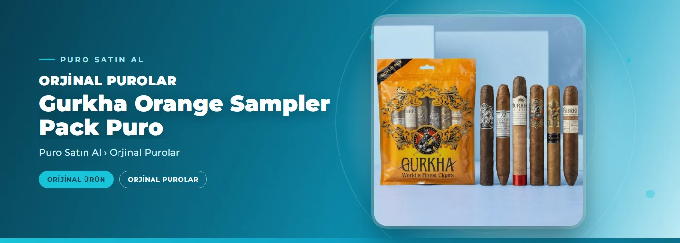 Gurkha Orange Sampler Pack Puro Satın Al