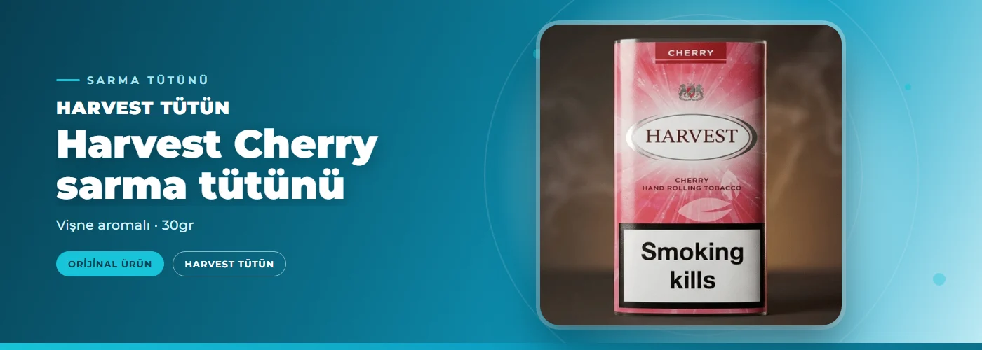 Harvest Cherry sarma tütünü – Vişne aromalı – 30gr