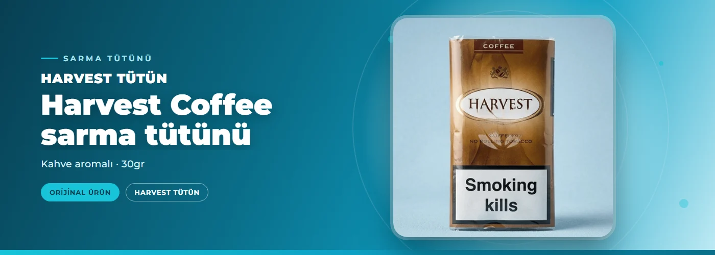 Harvest Coffee sarma tütünü – Kahve aromalı – 30gr