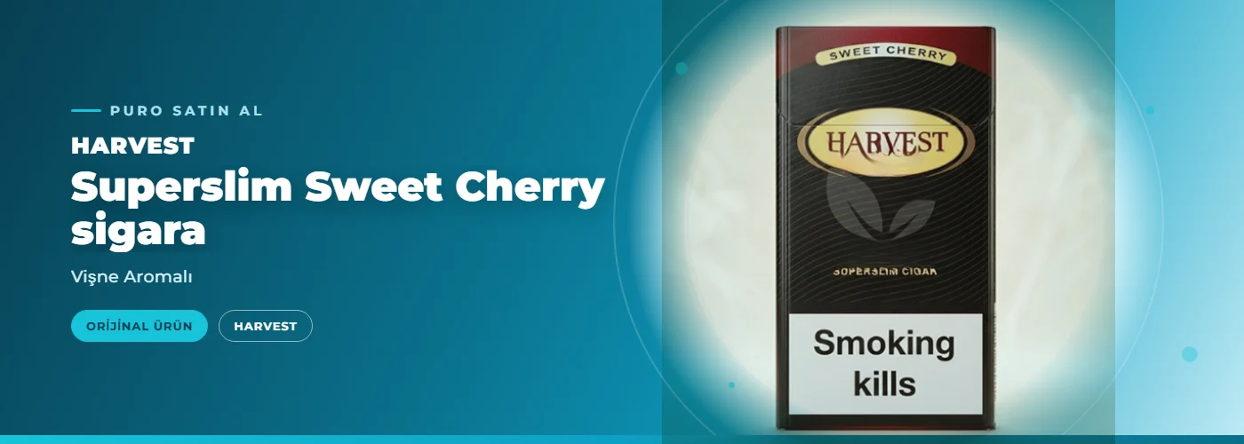 Harvest Superslim Sweet Cherry sigara Satın Al – Vişne Aromalı