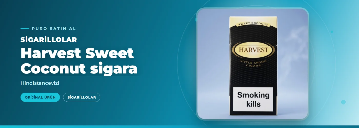Harvest Sweet Coconut sigara Satın Al – Hindistancevizi