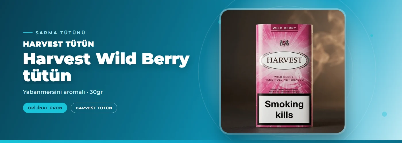 Harvest Wild Berry tütün – Yabanmersini aromalı – 30gr