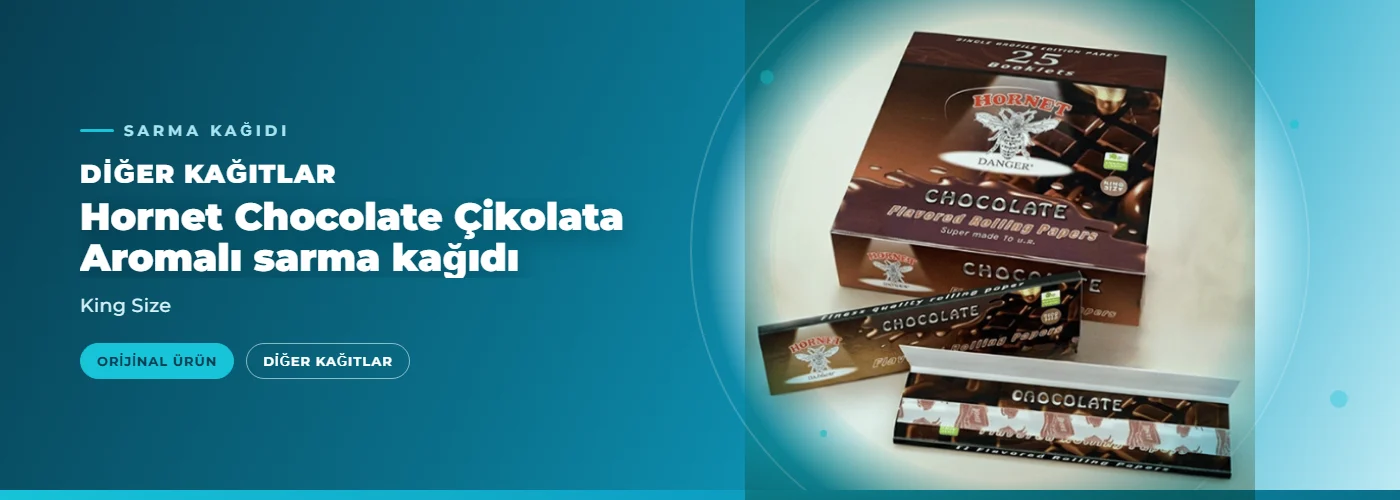 Hornet Chocolate Çikolata Aromalı sarma kağıdı – King Size