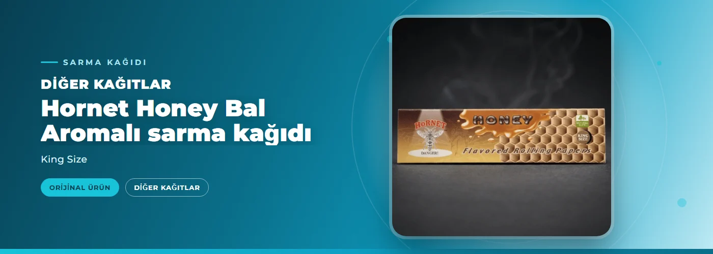 Hornet Honey Bal Aromalı sarma kağıdı – King Size