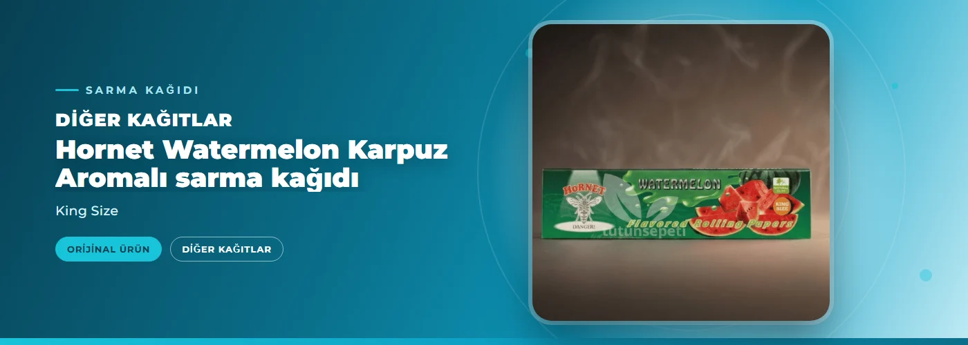 Hornet Watermelon Karpuz Aromalı sarma kağıdı – King Size